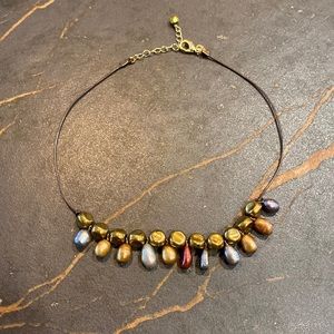 Pearl and bead necklace